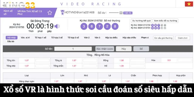 Xổ số VR là hình thức soi cầu đoán số siêu hấp dẫn